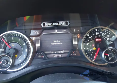 2019 Ram 1500 Big Horn/Lone Star 4X4 5'7 Box из США, поврежденный, VIN 1C6SRFFTXKN667982